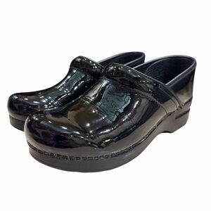 Shiny Black Dansko Clogs
